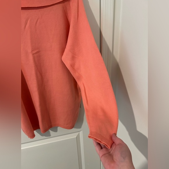 Cowl Neck Pink Sweater - Picture 2 of 8